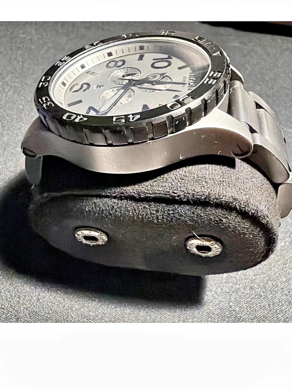 Nixon The 51-30 CHRONO Gunmetal 300m Analogue Divers Stainless Steel Men's watch - Picture 9 of 14